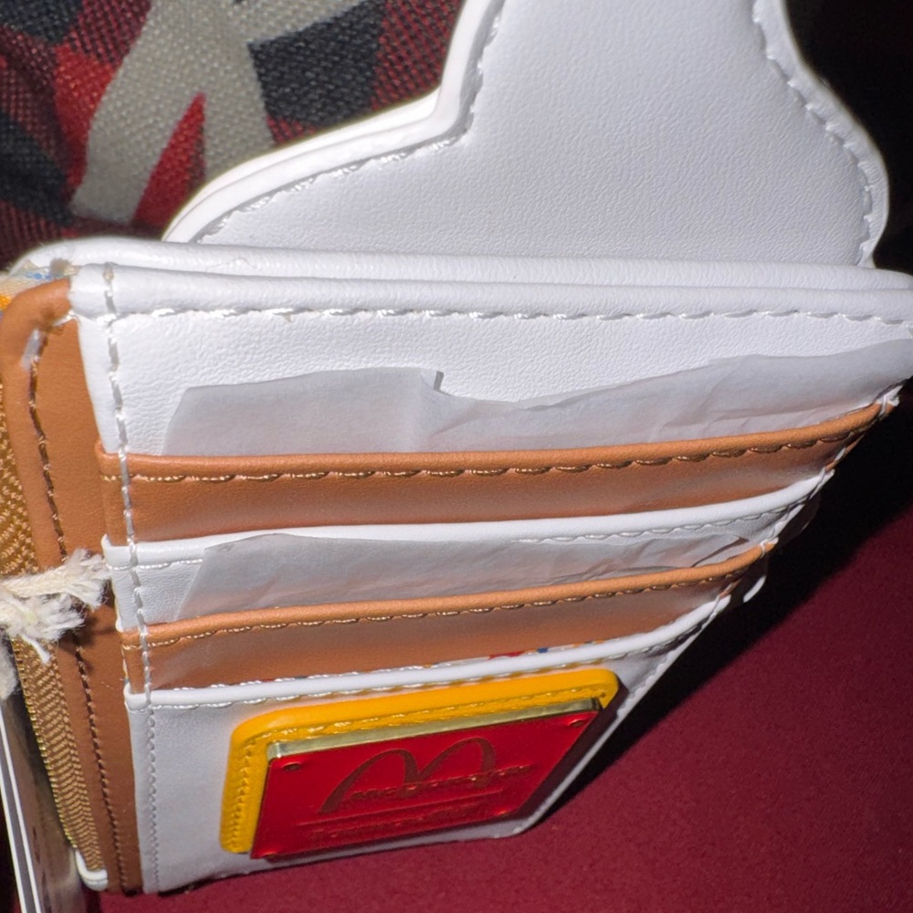 Loungefly McDonald's Ice Cream Cone Wallet - Brown, White, Tan - Picture 4 of 8